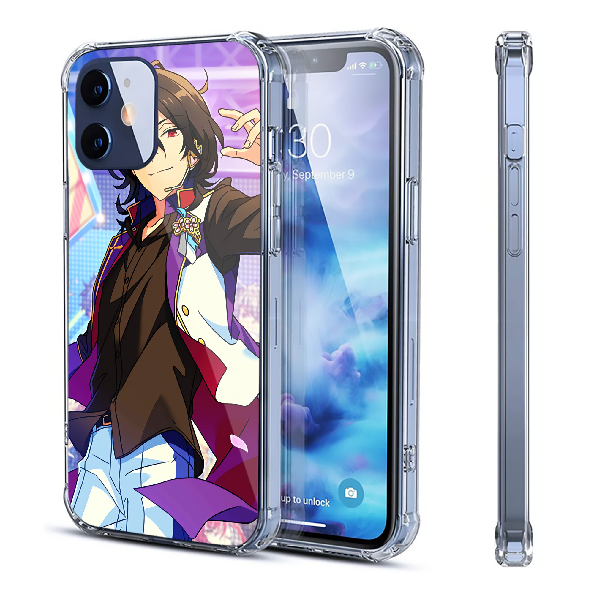 （画像用） あんさんぶるスターズ! Ensemble Stars 【iPhone 12シリーズ対応】透明スマホケース（クリアソフトケース）